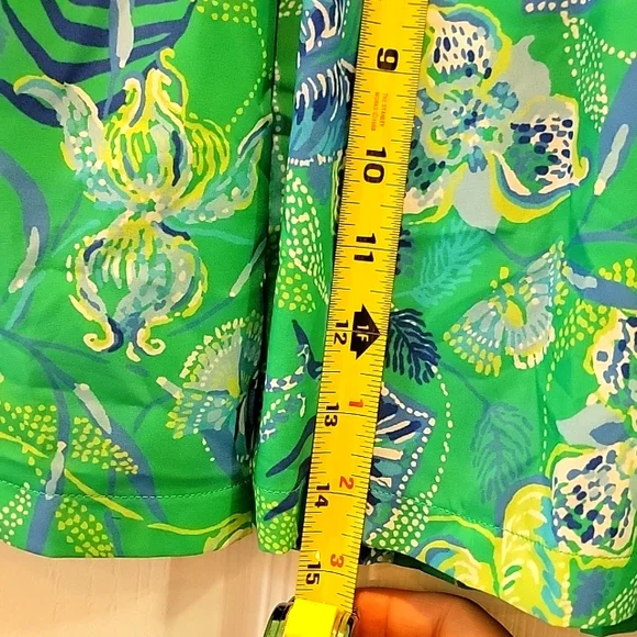 Lilly Pulitzer Silvana Skort, Botanical Green, Size XXS